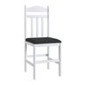 Conjunto Mesa Cozinha com 4 Cadeiras Branco e Preto Lilies - 4