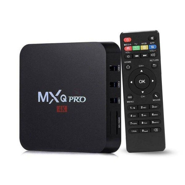 TV Box Transforma a Sua TV Em Smart TV Mxq 4K Android 9.0 4Gb/32Gb