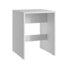 Conjunto Mesa Dobrável MDF 2 Banquetas Baixas Branco- Móveis Canção - 8