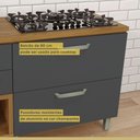 Ver imagem 2 de Balcão 1 Porta 1 Gaveta 80cm em Mdf Princesa Nesher