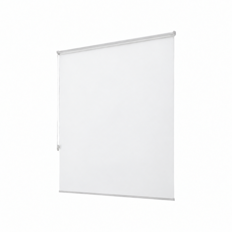 Persiana Rolô Blackout PVC Larg 1,30x2,30 Alt:Branco