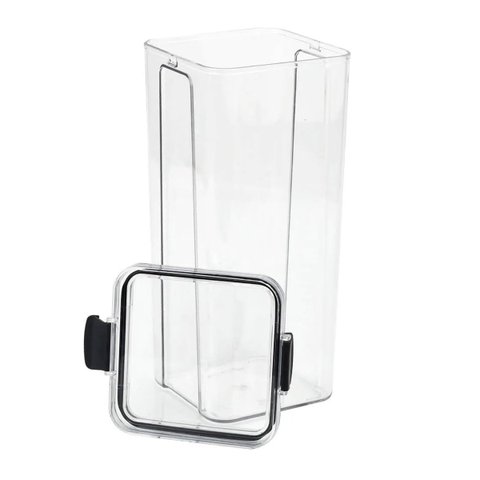 Pote Hermetico Tampa 1300ml Conserva Trava Veda Multiuso Acrilico Transparente Resistente Alimento T