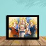 Quadro Decorativo Dragon Ball Goku Vegeta Broly Sala Quarto:Preto - 1