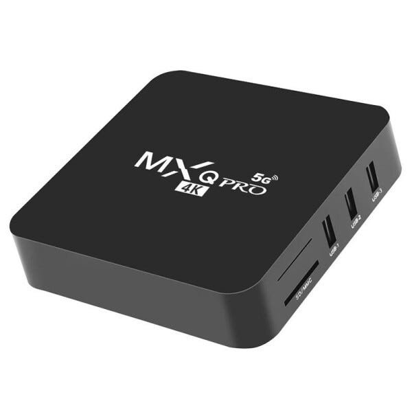 Android 10.1 TV Box Mxq Pro 4K 5G - 4Gb/64Gb + Mini Teclado Bluetooth - 7