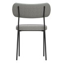 Ver imagem 3 de Kit 04 Cadeiras Sala de Jantar Lila Estofada com Encosto Couríssimo Verde Linho Cinza - Desk Design