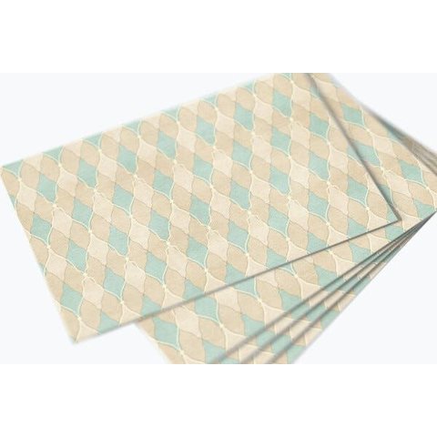 Kit de Jogo Americano Geométrico 6 Uni.