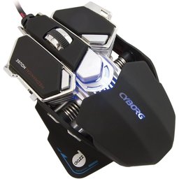 Mouse Mecânico Cyborg 4000 Dpi Preto - Dazz - 1 Mouse Mecânico Cyborg 4000 Dpi Preto - Dazz - 1