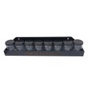 Ver imagem 2 de Porta Temperos Mdf Preto com 8 Potes - Volpato