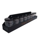 Ver imagem 3 de Porta Temperos Mdf Preto com 8 Potes - Volpato