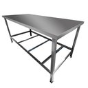 Ver imagem 2 de Kit Lanchonete Mesa de Manipulação 120x55cm + Fritadeira a Gás 2 Cuba + Chapa a Gás 90cm