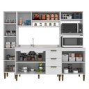 Ver imagem 3 de Cozinha Carol 4 Peças J Carvalho Branco