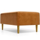 Ver imagem 4 de Puff Decorativo para Sala de Estar Cléo Pés Palito 90 Cm W01 Couríssimo Canela - Lyam Decor