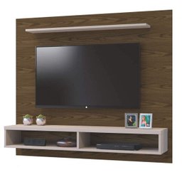 Painel para TV até 50 Polegadas 2 Nichos Topázio Contemporâneo Mavaular - 2