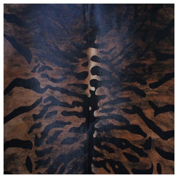 Tapete Sala Couro Inteiro Animal Print Tigre - 4
