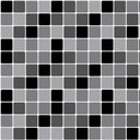 Ver imagem 1 de Papel de Parede Pastilhas Tons de Cinza e Preto - 2,50x0,50m