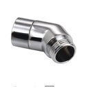 Ver imagem 5 de Niple Curvo 45g Cromo Luxo C sobre Porca Giratoria Macho-femea 1/2 1706cimp