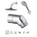 Ver imagem 3 de Niple Curvo 45g Cromo Luxo C sobre Porca Giratoria Macho-femea 1/2 1706cimp