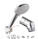 Ver imagem 4 de Niple Curvo 45g Cromo Luxo C sobre Porca Giratoria Macho-femea 1/2 1706cimp