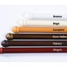 Varão Simples para Cortina de 3 Metros 28mm Mogno - 2