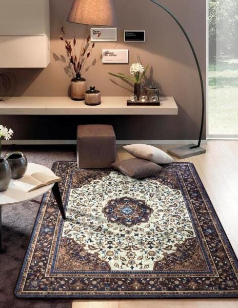 Tapete 2,00 x 2,40 Luxo Design Oriental Sala Quarto e Evento - 1