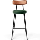 Ver imagem 6 de Banqueta Alta Bar Cozinha Sala De Jantar Milão L02 Couríssimo Camel Facto Verde - Lyam Decor