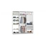 Closet Modulado com 3 Peças 2 Portas e 3 Gavetas 9009 Clothes  - 1