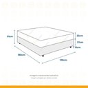 Ver imagem 4 de Cama Box + Colchão de Molas Ensacadas Classic Pocket Casal 138 cm