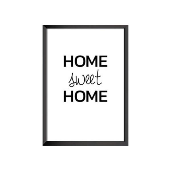 Kit 3 Quadros Home e Folhagens 23,5X33,5 cm com Moldura - 3