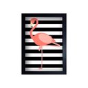 Ver imagem 2 de Kit 3 Quadros Abacaxi Flamingo Torre 30X40 cm com Moldura