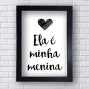 Ver imagem 2 de Kit 2 Quadros Ela é Minha Menina Eu sou Menino Dela 30X40 cm