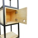 Ver imagem 5 de Nicho de Parede Estilo Industrial Ferro e Madeira Modelo 02