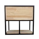 Ver imagem 5 de Nicho de Parede Estilo Industrial Ferro e Madeira Modelo 05