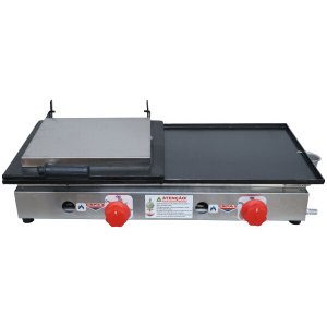 Chapa Sanduicheira A Gás E Coletor 31x60 Lanches