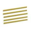 Ver imagem 1 de Kit Com 50 Portas Etiquetas - 92 Cm - Com Acrílico - Amarelo