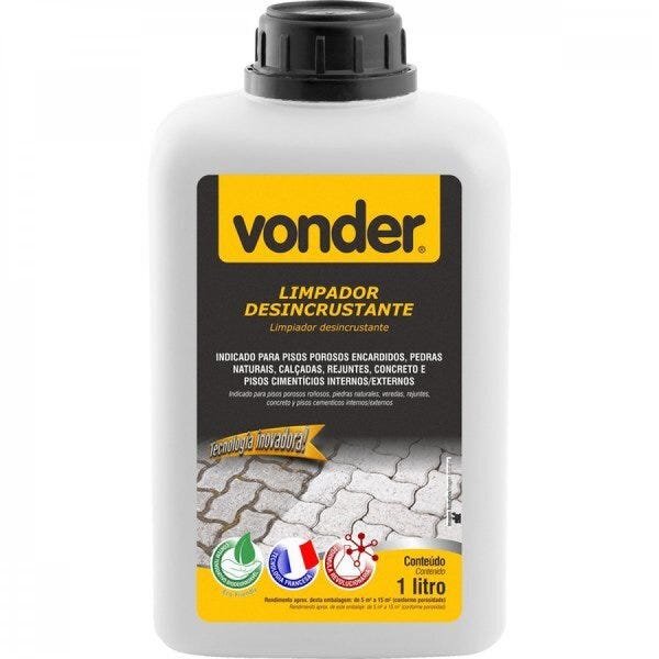 Limpador desincrustante biodegradável 1 litro Vonder - 1