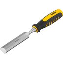 Ver imagem 1 de Formão Chanfrado 1" 25,4mm Vonder Aço Carbono Cabo Emborrachado Anatômico Pvc 260mm Entalhe Madeira