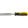 Formão Chanfrado 1" 25,4mm Vonder Aço Carbono Cabo Emborrachado Anatômico Pvc 260mm Entalhe Madeira - 3
