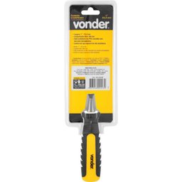 Formão Chanfrado 1" 25,4mm Vonder Aço Carbono Cabo Emborrachado Anatômico Pvc 260mm Entalhe Madeira - 5