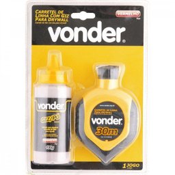Linha com giz vermelha para drywall Vonder - 2
