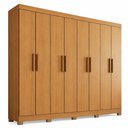Ver imagem 3 de Guarda Roupa Casal 8 Portas 4 Gavetas Layla Premium Casa 812