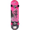 Ver imagem 3 de Skate Infantil Fun com Acessórios de Segurança - Barbie Preto/Rosa