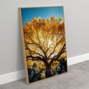 Ver imagem 2 de Quadro Decorativo Árvore Ipê Amarelo Vertical Sala Quarto Casa Escritório