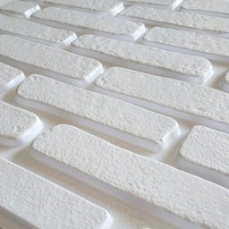 Placas 3D AutoAdesivas Revestimento de Parede Tijolo Rústico Kit com 3 - 8