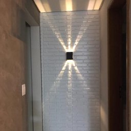 Placas 3D AutoAdesivas Revestimento de Parede Tijolo Rústico Kit com 3 - 6