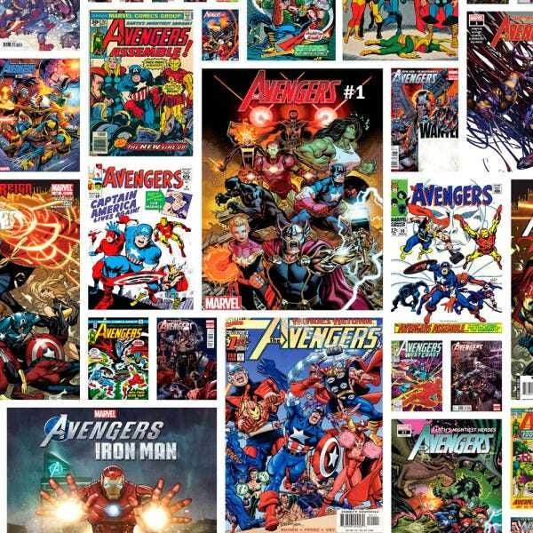 Papel De Parede Vingadores Marvel Avengers Quadrinhos Hq - 3