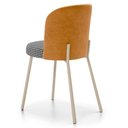 Ver mais imagens de Cadeira para Sala de Jantar Cozinha Estofada Gavi Arena L02 Couríssimo Whisky Pied Poule Lyam Decor