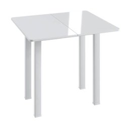 Mesa Tipo Dobrável em MDF Branca Lilies Móveis - 1