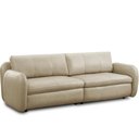 Ver imagem 7 de Sofá 4 Lugares para Sala de Estar Living Orgânico 276cm Eliot L06 Couro Bege Areia - Lyam Decor