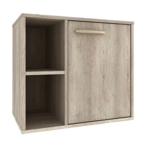 Gabinete para Banheiro 1 Porta Nichos Barrique Lilies Móveis