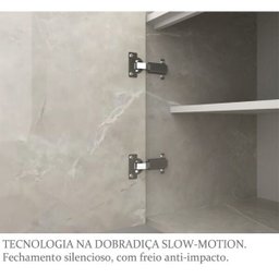 Gabinete para Banheiro com Tulha Reale Branco - 7